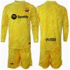 Barcelona Torwart Heimtrikot 2024-25 Langarm (+ kurze hosen)